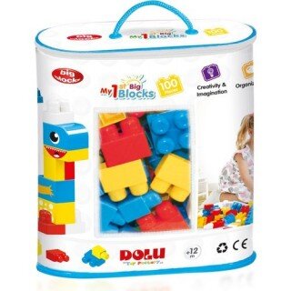 Dolu 5020 Baskılı Torbada Büyük Bloklar 100 Parça Lego ve Yapı Oyuncakları kullananlar yorumlar